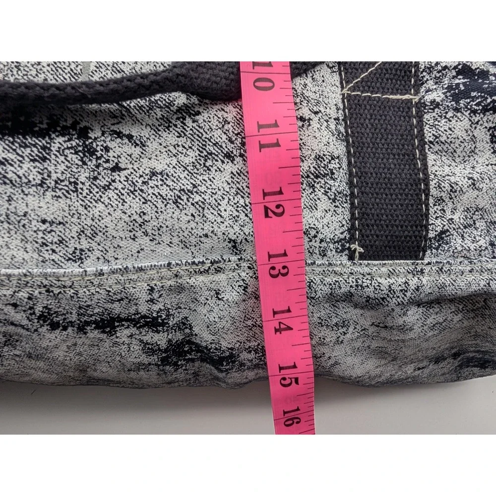 Converse Duffel Bag Navy Blue Canvas Graphic Crest Gym Travel Carryall Bag